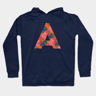 Letter A Initial Hoodie